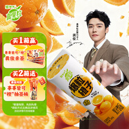 蒙牛（MENGNIU）真果粒爆粒橙子味果汁飲品康美包240gx10包 年貨送禮