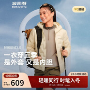 波司登25年鵝絨羽絨服女士秋冬輕薄連帽寬松短款休閑百搭保暖外套