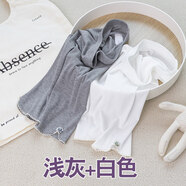 巴拉拉巴拉巴拉5折女童七分褲夏季薄款外穿打底褲兒童小女孩白色中同款 淺灰+白色(七分月牙小花) 100 cm