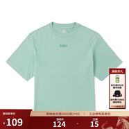 卡帕（Kappa）短袖情侶男女運動(dòng)T恤休閑半袖圓領(lǐng)上衣K0CW2TD69 灰粉綠-3012 L