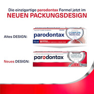 益周適（PARODONTAX）德國parodontax益周適緩解牙齦出血防蛀修復抗敏感潔白牙膏75g 全效灰色潔白