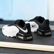 耐克（NIKE）男鞋 2026春季新款運動(dòng)休閑鞋慢跑鞋AIR MAX氣墊鞋緩震透氣跑步鞋 黑白/倒鉤-緩震回彈/曬圖退5 41