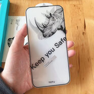 何健弓Totu高清屏覆蓋手機膜ihone 14 ro Max鋼化玻璃膜14系列屏幕保護耳機防塵高清膜 iPhone 11