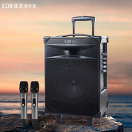 EDIFIER/漫步者 D3-8S英寸專(zhuān)業(yè)廣場(chǎng)舞音響 會(huì )議音響 藍牙拉桿音箱 黑色+原廠(chǎng)麥克風(fēng)