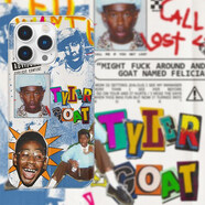 何健弓Kristem原創(chuàng  )設計Tyler  creator適用于蘋(píng)果i15proi16華為透明硅膠手機殼防摔防塵 發(fā)透明/硅膠材質(zhì) iPhone 5S