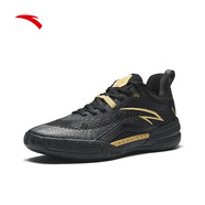安踏（ANTA）KAI 1 TEAM歐文團隊款專(zhuān)業(yè)籃球鞋男防滑水泥克星運動(dòng)鞋體測 【KAI 1 TEAM】基礎黑/金屬金-4 41