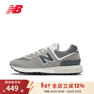 NEW BALANCE NB 574系列新款舒適耐磨休閑運動(dòng)跑步鞋男女款藍白 U574LGBB U574LGT1-D 40 (腳長(cháng)25cm)