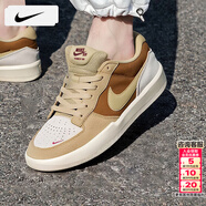 耐克（NIKE）男鞋板鞋男 2026春季新款運動(dòng)鞋子時(shí)尚帆布鞋SB復古透氣休閑鞋男 202-淺褐色/曬圖退10 41 （內長(cháng)260mm）