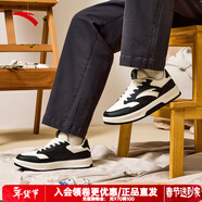 安踏（ANTA）男板鞋 象牙白/基礎黑-1 39 (男6.5)