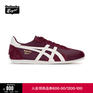 Onitsuka Tiger鬼塚虎男女鞋休閑鞋舒適透氣輕便慢跑鞋RUNSPARK 1183B480-002 酒紅色/白色 42