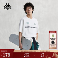 卡帕（Kappa）背靠背運動(dòng)短袖男款純棉2025新款夏情侶t恤男士半袖女K0EX2TD01D 經(jīng)典百搭-吸濕/透氣-韓國白色012 XL （尺碼推薦適合180/100A）