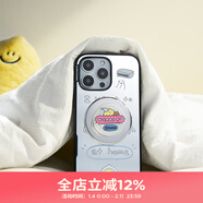 PopSockets【完美一日·手機殼】泡泡騷x Second Morning早安檸檬聯(lián)名系列手機保護套卡通防摔磁吸生態(tài)手機殼 喜歡冷空氣  iPhone 16 Pro