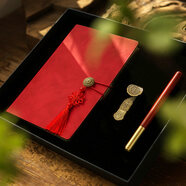 山頭林村順豐定制刻字紅色筆記本本子中國風(fēng)高顏值5記事本U盤(pán)簽字筆禮盒套組學(xué)生畢業(yè)禮物紀念品文具伴手禮 歡喜筆記本+祥云如意U盤(pán)g+紫檀銅木筆三件套虛位以待__