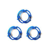 適用飛利浦S5000剃胡刀頭藍色支架刀架卡環(huán)s5050 s5082 s5091配件 三個(gè)支架