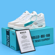 LEEMINI GAP 官男女鞋aj23小藤原浩學(xué)生訓練鞋喬4電母休閑運動(dòng)高幫AJ3籃球鞋 AJ4 rm、低幫【白色】 44