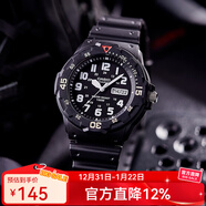 卡西歐（CASIO）手表 休閑簡(jiǎn)約學(xué)生表 時(shí)尚運動(dòng)男表初高中生手表學(xué)生表 MRW-200H-1B 店長(cháng)推薦