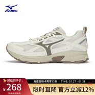 美津濃（MIZUNO）【SPEED】運動(dòng)跑步鞋男女星速鞋復古老爹鞋透氣緩震跑鞋 07/棉白/暗灰裙 36.5 (230mm)