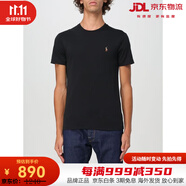 Polo Ralph Lauren男士黑色圓領(lǐng)短袖T恤衫 Black 00L L