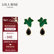 LOLA ROSE羅拉玫瑰常青藤銀耳釘耳環(huán)耳飾女氣質(zhì)高級小眾生日新年禮物送女友