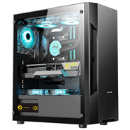 長(cháng)城（Great Wall）本色K13升級版電腦游戲機箱（ATX主板/五硬盤(pán)位/U3/玻璃側透/寬體/8風(fēng)扇位/5080顯卡）