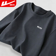 回力短袖t恤男純棉圓領(lǐng)夏季打底衫男印花透氣休閑百搭上衣男裝