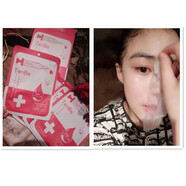 康加凈安琪推薦 日本正品TenBe天倍玻尿酸面膜 保濕提亮醫用 紅色保濕保濕