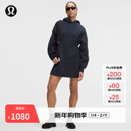 lululemon丨Scuba 女士連帽衛衣裙*拉絨 LW1FXSS 海軍藍 M