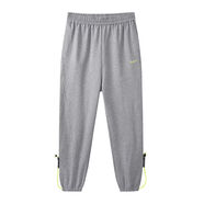 賽琪（SAIQI）【簡(jiǎn)約門(mén)店同款福利特價(jià)】運動(dòng)褲男女新款寬松衛褲針織跑步長(cháng)褲 麻灰色-201363 男款 S