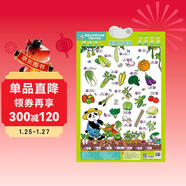 童趣立體有聲掛圖雙面點(diǎn)讀版 我愛(ài)吃蔬菜 幼兒園兒童早教益智玩具書(shū) 點(diǎn)讀書(shū) 發(fā)聲書(shū) 有聲書(shū) 早教發(fā)聲書(shū)