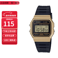 卡西歐（CASIO）小方塊簡(jiǎn)約復古防水電子學(xué)生表男女手表情人節禮物 F-91WM-9A