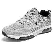 喬丹格蘭男鞋春夏季網(wǎng)面運動(dòng)鞋防臭男士跑步鞋特大碼48透氣網(wǎng)鞋49氣墊50鞋 KK9880 淺灰 47