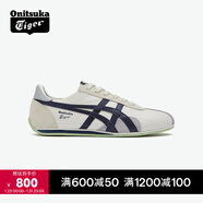 Onitsuka Tiger鬼塚虎RUNSPARK男女秋冬復古舒適運動(dòng)休閑鞋 米色/深藍色 36