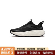 李寧（LI-NING）運動(dòng)鞋男SOFT GO MAX經(jīng)典高回彈跑鞋網(wǎng)面透氣休閑鞋子女AGLU037 黑色aglu038-1 女款 41