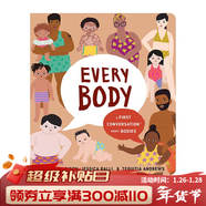 英文原版 First Conversations系列 Together: A First Conversation About Love/bodies 紙板書(shū) 兒童自我認知成長(cháng)繪本 Every Bod