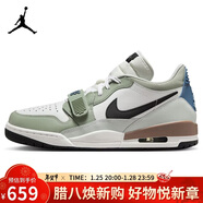 Jordan休閑鞋男喬丹AJ312 LEGACY 312運動(dòng)鞋HV5970-101白綠42.5