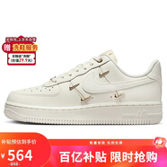 耐克NIKE女空軍一號AF1 新年禮物 運動(dòng)鞋FV3654-111帆白37.5