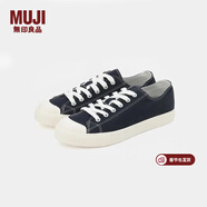 MUJI男女通用不易疲勞不易沾水運動(dòng)鞋無(wú)性別男款女款小白鞋帆布鞋鞋子 藏青色1A 38 碼/240mm（尺碼偏大拍小一碼）