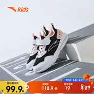 安踏兒童運動(dòng)鞋女童透氣鞋子夏季女小童透網(wǎng)元氣跑鞋A22439967I