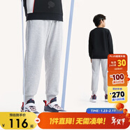 安踏兒童加絨長(cháng)褲男女童大小童冬季保暖針織衛褲運動(dòng)褲子A372346713