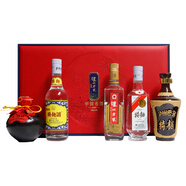 瀘州老窖52度瀘州老窖特曲中國名酒禮盒250ml*5 52度 250mL *5特曲中國名酒禮盒