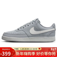 耐克NIKE男子休閑鞋COURT VISION LOW 運動(dòng)鞋HV8139-002灰白42