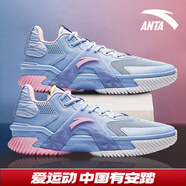 安踏KT3 team｜籃球鞋男冬春季湯普森防滑減震男戶(hù)外實(shí)戰比賽運動(dòng)鞋子 【空域5】多瑙河藍/萌粉-2 40