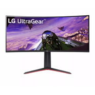 LG顯示器34英寸曲面UltraGear QHD 1440P HDR 10 160Hz顯示器帶傾斜/高度可調支架 纖薄邊框設計 34英寸