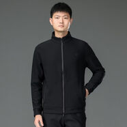 宰摟棒球服男秋冬立領(lǐng)外套男士運動(dòng)衛衣高端休閑夾衫加絨男裝上衣01 嚴選T90301外套黑色 M M90120斤