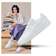 特步男鞋板鞋運動(dòng)休閑鞋情侶鞋子板鞋舒適百搭旅游鞋子小白鞋 新白色【女款】 新舊款隨機發(fā)貨 37