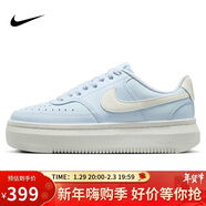 耐克（NIKE）女子休閑鞋NIKE COURT VISION運動(dòng)鞋DZ5394-400天藍白38