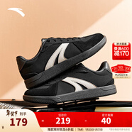 安踏TT鞋丨王一博同款德訓鞋男女情侶款春季休閑板鞋運動(dòng)鞋休閑薄底鞋 【女款升級版】基礎黑/白堊色/城堡灰-3 40 （建議拍大半碼）