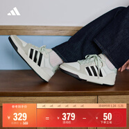 adidas ENTRAP美式校園風(fēng)運動(dòng)少年感復古籃球風(fēng)板鞋男女阿迪達斯   白色/黑色/礬土棕   39