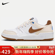 耐克NIKE運動(dòng)休閑鞋男板鞋緩震FULL FORCE運動(dòng)鞋HJ3485-121米白棕44