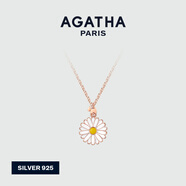 AGATHA/璦嘉莎 雛菊微笑系列項鏈女士 新年生日禮物送女友高級感吊墜